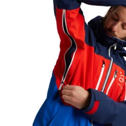 Burton [ak] Gore-Tex Swash Snowboardjacke Dress Blue/Flame Scarlet/Lapis Blue Herren -PICT Snow Geschaft ak burton swash jacket dress blues 10001107 401 04 grosssZbKtPIIQs5mK