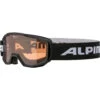 Alpina Piney Skibrille Black/Orange Kinder