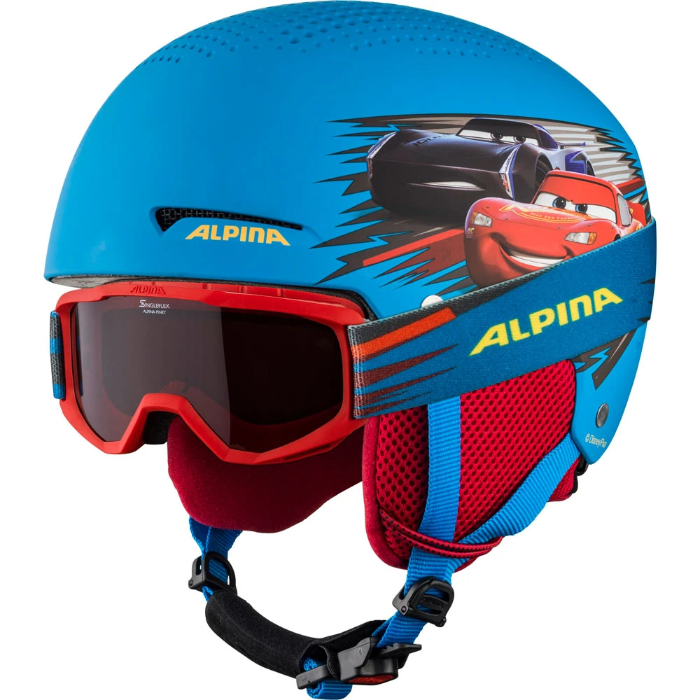 Alpina Zupo Set Snowboardhelm Mit Brille Cars Kinder 1 Alpina Zupo Set Snowboardhelm Mit Brille Cars Kinder