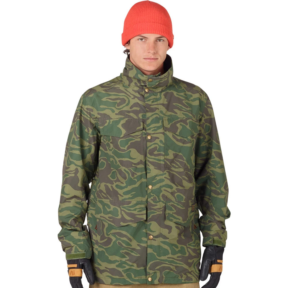 Analog Tollgate Snowboardjacke Rifle Green/Noodle Camo Herren 1 Analog Tollgate Snowboardjacke Rifle Green/Noodle Camo Herren