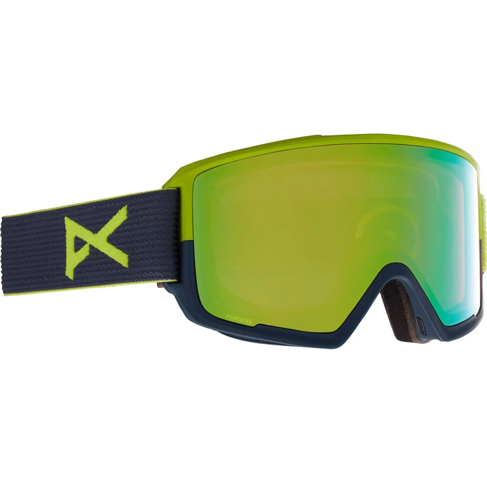 Anon M3 MFI With Spare Snowboardbrille Mit Zubehör Blue Split/Perceive Variable Green/Pink Herren 2 Anon M3 MFI With Spare Snowboardbrille Mit Zubehör Blue Split/Perceive Variable Green/Pink Herren – Bild 2