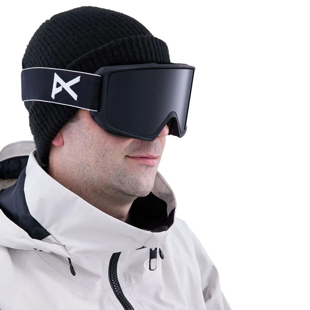 Anon M3 MFI Polarized Wwith Spare Snowboardbrille Black/Polarized Smoke + Prcv Violet Herren 2 Anon M3 MFI Polarized Wwith Spare Snowboardbrille Black/Polarized Smoke + Prcv Violet Herren – Bild 2