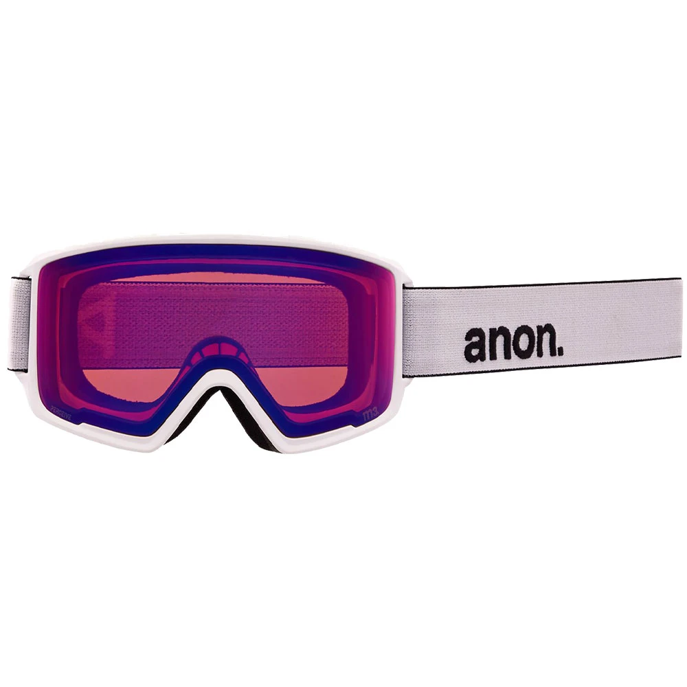 Anon M3 With Spare Snowboard-Brille Mit Zweitscheibe White/PRC Sunny Onyx+PRC Variable Violet Herren 4 Anon M3 With Spare Snowboard-Brille Mit Zweitscheibe White/PRC Sunny Onyx+PRC Variable Violet Herren – Bild 4