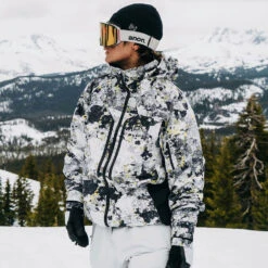 Burton [ak] Gore-Tex Swash Snowboardjacke Limeade Lichen Herren -PICT Snow Geschaft burton ak gore swash jacket 10001109964 01 gross