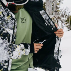 Burton [ak] Gore-Tex Swash Snowboardjacke Limeade Lichen Herren -PICT Snow Geschaft burton ak gore swash jacket 10001109964 07 gross