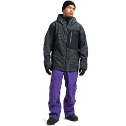 Burton [ak] Gore-Tex Cyclic Wintersportjacke Logo Lines Herren -PICT Snow Geschaft burton ak gore tex cyclic jacket 10002108004 05 gross
