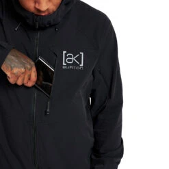 Burton [ak] Softshell Softshelljacke True Black Herren -PICT Snow Geschaft burton ak softshell jacket 22690100001 03 gross