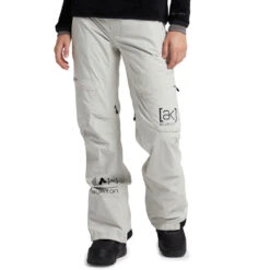 Burton [ak] Gore-Tex Summit Insulated Wintersporthose Solution Dyed Light Gray Damen