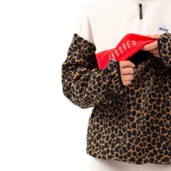 Eivy Ball Fleece Mid Layer Offwhite & Leopard Damen -PICT Snow Geschaft eivy ball fleece 6221190218 6066 02 gross