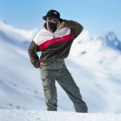 Eivy Ball Fleece Mid Layer Offwhite & Leopard Damen -PICT Snow Geschaft eivy ball fleece 6221190218 6066 06 gross