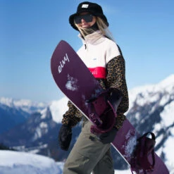 Eivy Ball Fleece Mid Layer Offwhite & Leopard Damen -PICT Snow Geschaft eivy ball fleece 6221190218 6066 07 gross