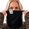 Eivy Tubular Fleece Neckwarmer Black Damen