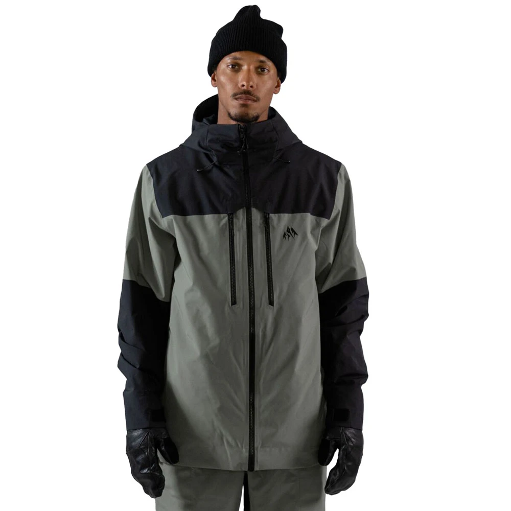Jones Mountain Surf Snowboardjacke Herb Green Herren 1 Jones Mountain Surf Snowboardjacke Herb Green Herren