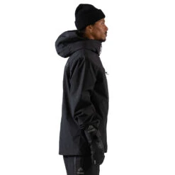 Jones Mountain Surf Funktionsjacke Black Herren -PICT Snow Geschaft jones mountain surfer jacket J23jkmtsbk black 02 gross