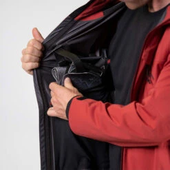 Jones Peak Bagger Skijacke Safety Red Herren -PICT Snow Geschaft jones peak bagger jacket safety red 04 gross