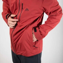 Jones Peak Bagger Skijacke Safety Red Herren -PICT Snow Geschaft jones peak bagger jacket safety red 06 gross