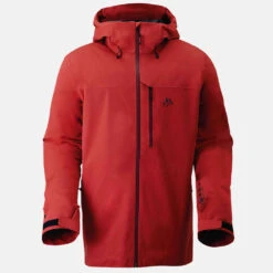 Jones Peak Bagger Skijacke Safety Red Herren -PICT Snow Geschaft jones peak bagger jacket safety red 08 gross