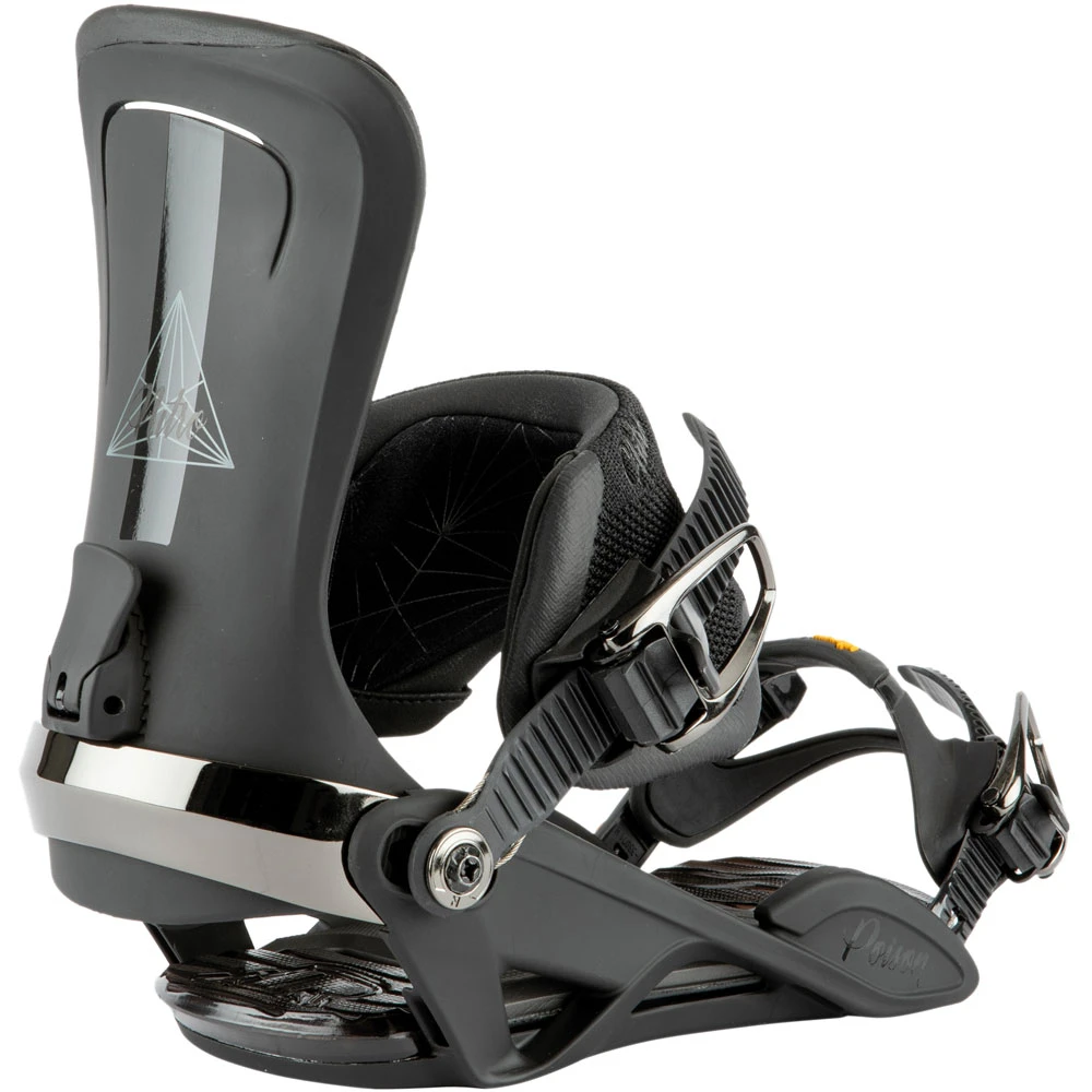 Nitro Poison Snowboardbindung Ultra Black Damen 2 Nitro Poison Snowboardbindung Ultra Black Damen – Bild 2
