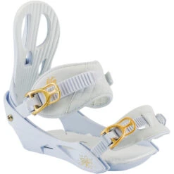 Nitro Rythm Snowboardbindung White/Gold Damen