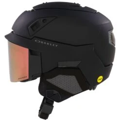 PICT Snow Geschaft 22 Oakley MOD7 Snowboardhelm Mit Visier Blackout/Prizm Snow Torch Iridium Damen, Herren