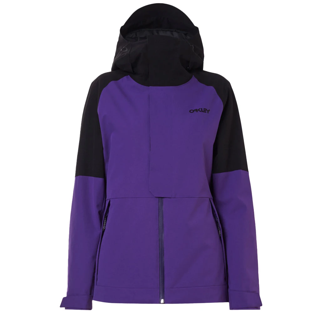 Oakley Camellia Insulated Skijacke Blackout/Deep Violet Damen 6 Oakley Camellia Insulated Skijacke Blackout/Deep Violet Damen – Bild 6