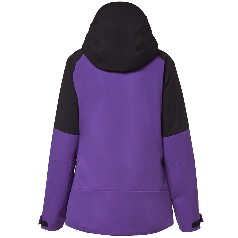 Oakley Camellia Insulated Skijacke Blackout/Deep Violet Damen 7 Oakley Camellia Insulated Skijacke Blackout/Deep Violet Damen – Bild 7