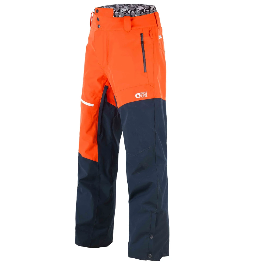 Picture Alpin Snowboardhose Orange Dark Blue Herren 1 Picture Alpin Snowboardhose Orange Dark Blue Herren