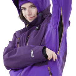 Picture Exa Winterjacke Dark Purple Damen -PICT Snow Geschaft picture exa wvt191 dark purple 02 gross