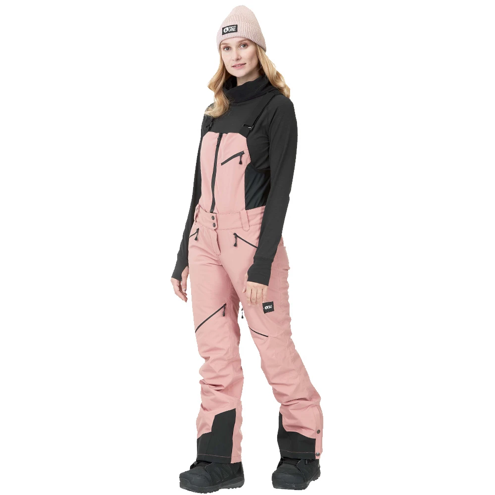 Picture Haakon Bib Latz-Schneehose Misty Pink Damen 2 Picture Haakon Bib Latz-Schneehose Misty Pink Damen – Bild 2