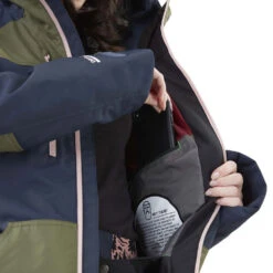 Picture Lander Snowboardjacke Army Green Damen -PICT Snow Geschaft picture lander wvt196 army green 02 gross