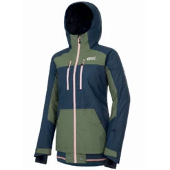 Picture Lander Snowboardjacke Army Green Damen -PICT Snow Geschaft picture lander wvt196 army green 05 gross