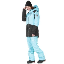 Picture Minera Schneejacke Turquoise Damen -PICT Snow Geschaft picture minera jacket wvt197 turquoise 02 grossNtUCOimhrRZ8L