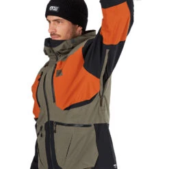 Picture Naikoon Skijacke Dark Army Green Herren -PICT Snow Geschaft picture naikoon jacket mvt391 darkarmygreen 03 gross