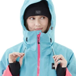 Picture Tanya Snowboardjacke Light Blue Pink Damen -PICT Snow Geschaft picture tanya wvt190 light blue pink 03 gross