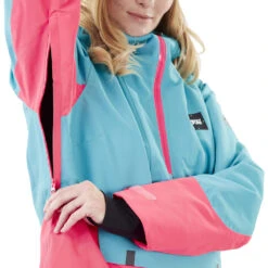 Picture Tanya Snowboardjacke Light Blue Pink Damen -PICT Snow Geschaft picture tanya wvt190 light blue pink 04 gross