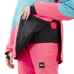 Picture Tanya Snowboardjacke Light Blue Pink Damen -PICT Snow Geschaft picture tanya wvt190 light blue pink 05 gross