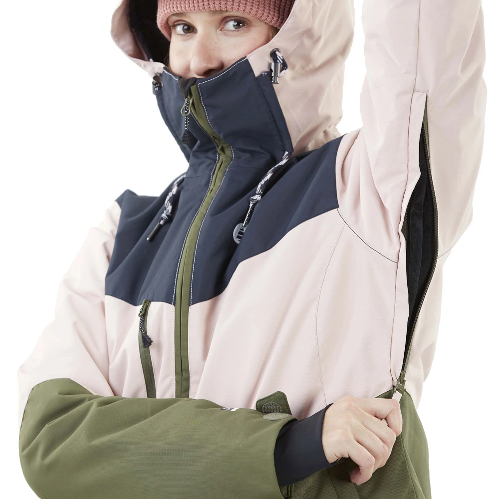 Picture Week End Snowboardjacke Dark Blue Army Green Damen 3 Picture Week End Snowboardjacke Dark Blue Army Green Damen – Bild 3