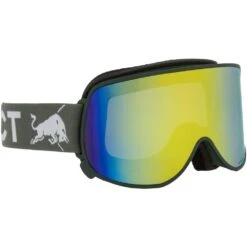 Red Bull SPECT Eyewear Magnetron Eon Skibrille Olive Green/Yellow Snow Cloudy Snow Damen, Herren