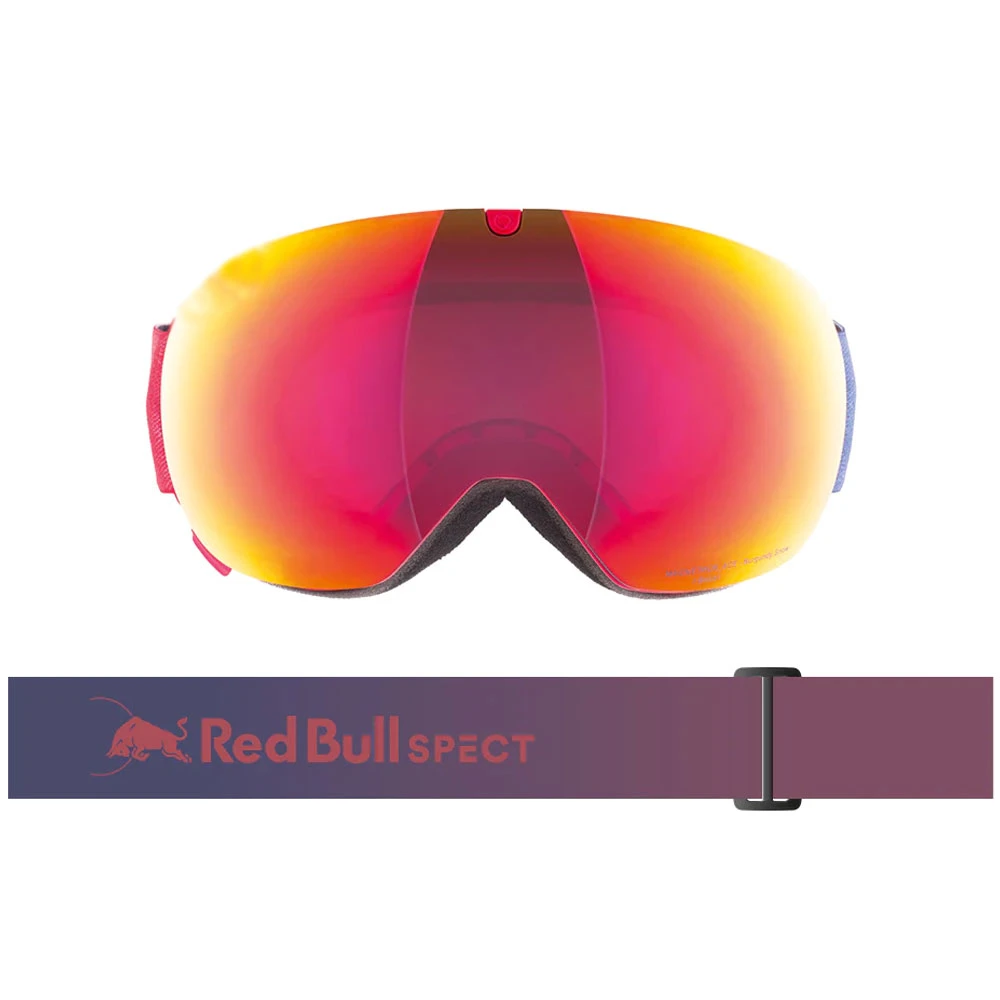 Red Bull SPECT Eyewear Magnetron Ace IBoost Skibrille Red/Burgundy Snow Damen, Herren – Bild 2