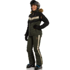 Rehall Karina-R Skijacke Olive Melange Damen -PICT Snow Geschaft rehall karina 60017 4010 02 grossGvijZ2LcaJLMe