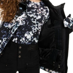 Roxy Jetty Block Snowboardjacke True Black/Black Flowers Damen 11 Roxy Jetty Block Snowboardjacke True Black/Black Flowers Damen -PICT Snow Geschaft roxy jetty block erjtj03357 kvj1 03 gross