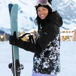 Roxy Jetty Block Snowboardjacke True Black/Black Flowers Damen 15 Roxy Jetty Block Snowboardjacke True Black/Black Flowers Damen -PICT Snow Geschaft roxy jetty block erjtj03357 kvj1 07 gross