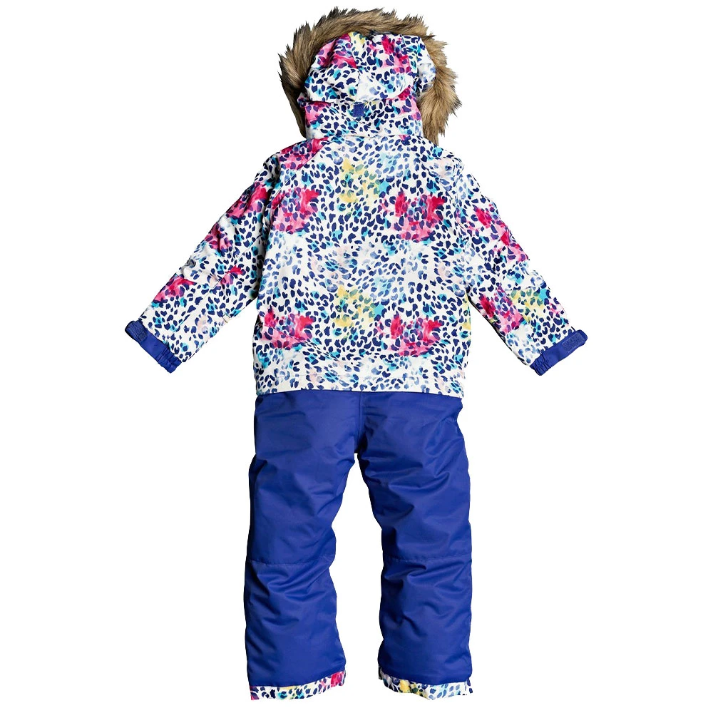 Roxy Paradise Schneeanzug Bright White Leopold Kinder 2 Roxy Paradise Schneeanzug Bright White Leopold Kinder – Bild 2