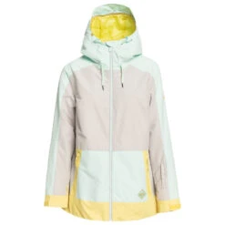 Roxy Ravine Skijacke Grey/Türkis Damen -PICT Snow Geschaft roxy ravine jacket erjtj03392 sfv0 04 gross