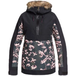 Roxy Shelter Skijacke True Black Poppy Damen -PICT Snow Geschaft roxy shelter erjtj03214 kvj3 true black poppy 04 grossokzAn7Ue6CUrp