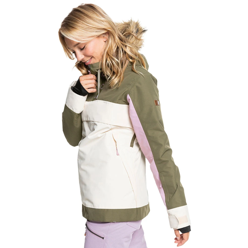 Roxy Shelter Skijacke Burnt Olive Damen 2 Roxy Shelter Skijacke Burnt Olive Damen – Bild 2