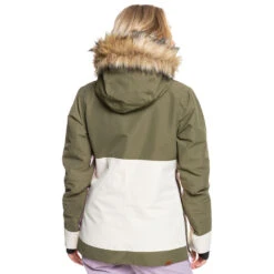 Roxy Shelter Skijacke Burnt Olive Damen 10 Roxy Shelter Skijacke Burnt Olive Damen -PICT Snow Geschaft roxy shelter jacket erjtj03327 gpz0 02 gross