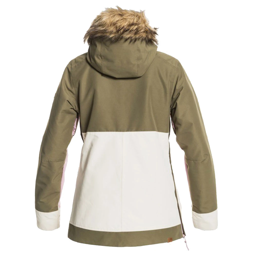 Roxy Shelter Skijacke Burnt Olive Damen 5 Roxy Shelter Skijacke Burnt Olive Damen – Bild 5