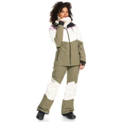 Roxy Winter Haven Skijacke Burnt Olive Damen -PICT Snow Geschaft roxy winter haven jacket erjtj03342 gpz0 05 gross
