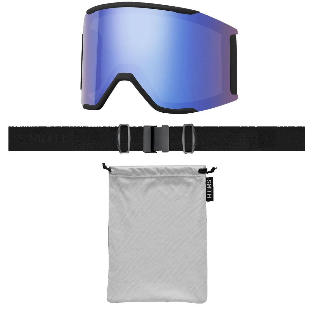 Smith Squad MAG Skigoggle Blackout/CP Sun Black Storm Blue Sensor Damen, Herren 2 Smith Squad MAG Skigoggle Blackout/CP Sun Black Storm Blue Sensor Damen, Herren – Bild 2